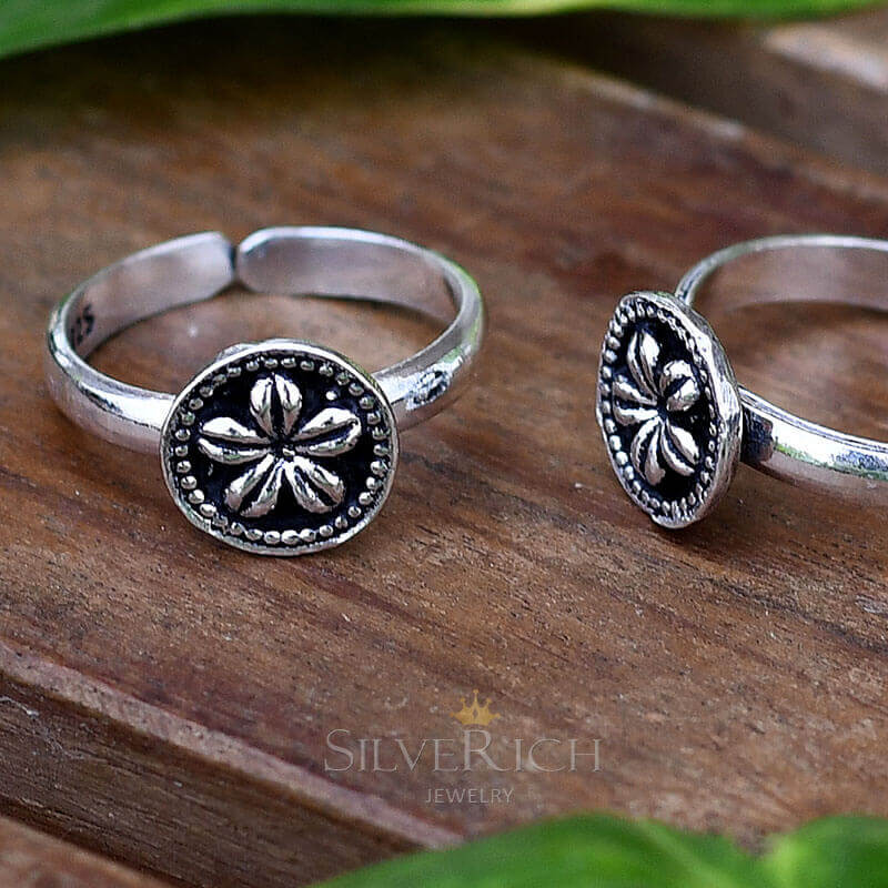 Flower Oxidised Toering